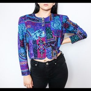 80’s printed top